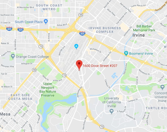 Google-Map Bennett Immigration Newport Beach California